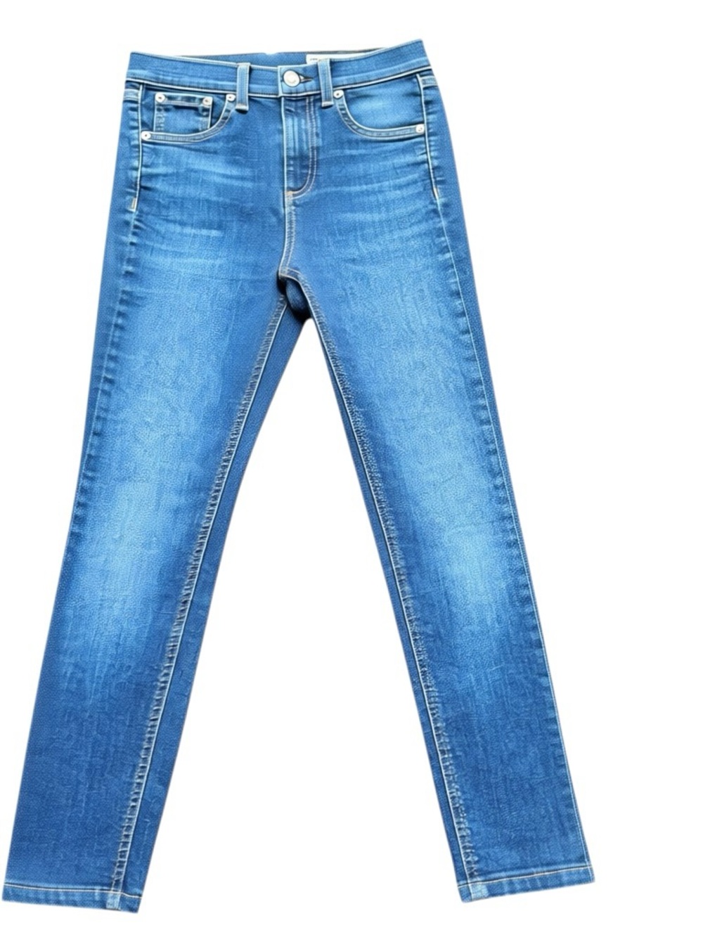 rag & bone Designer Luxury Jeans High Rise Mob Wife Classic Timeless Premium 24